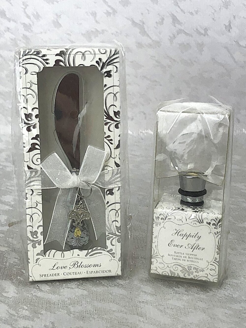 Disney's Kate Aspen Fairy Tale Wedding Spreader & Bottle Stopper Set NIB